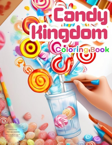 Candy Kingdom Coloring Book A Book Full of Sweet Candys to Color