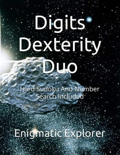 Digits Dexterity Duo Hard Sudoku And Number Search Included