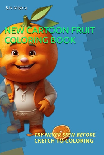 New Cartoon Fruit Coloring Book Try Never Seen Before