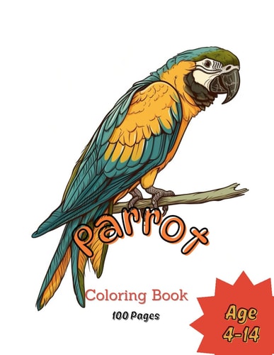 Parrot Coloring Book