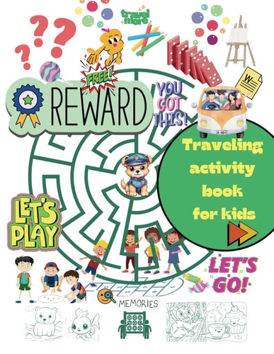 TRAVELING ACTIVITY BOOK FOR KIDS.