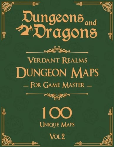 Dungeons and Dragons Verdant Realms Dungeon Maps for Game Masters Vol 2 100 Unique Forest Maps and Stories for TTRPGs