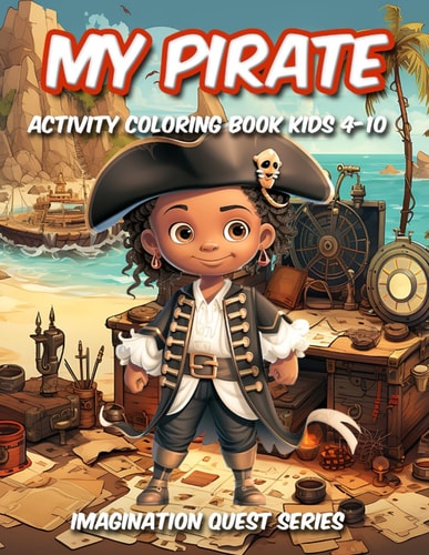 MyPirate Activity Book For Kids Aged 4-10