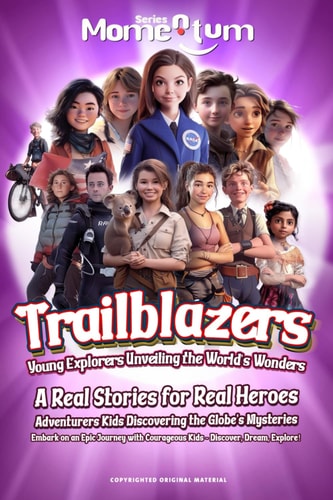 Momentum Series Trailblazers: Young Explorers Unveiling the World's Wonders - A Real Stories for Real Heroes - Adventurers Kids Discovering the Globe's Mysteries: Embark on an Epic Journey with Courageous Kids - Discover, Dream, Explore!