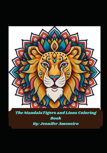 Mandala Lions and Tigers Coloring Book