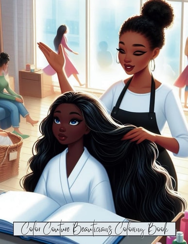 Color Couture Beauticians Coloring Book
