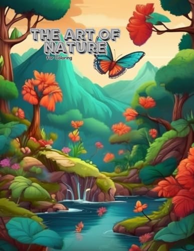 The Art Of Nature For Coloring For Kids Ages 4-10 (US EDITION): LWL Coloring Books