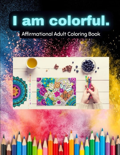 I Am Colorful. Affirmational Adult Coloring Book