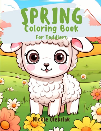 Spring Coloring Book For Toddlers