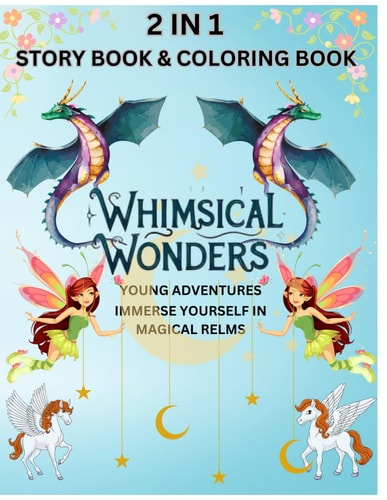 Enchanting Realms A Whimsical Coloring & Story Adventure for All Ages: Unleash Your Imagination in a World of Mythical Creatures, Enchanted Gardens, and Magical Tales