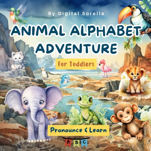 Animal Alphabet Adventure For Toddlers A Pronounce and Learn ABC Book With Fun Animal Facts For Kids Age 0 to 6