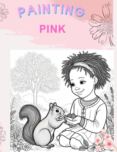Painting PINK Coloring Book for Girls