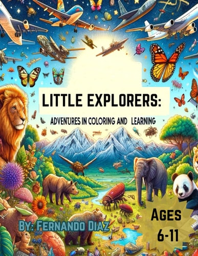 Little Explorers Adventures in Coloring and Learning: Unlock Your Imagination: A Journey Through Puzzles, Mazes, and Magical Worlds"