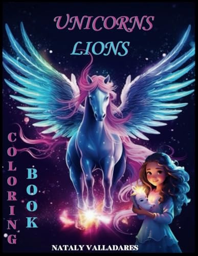 Unicorns Lions Coloring Book