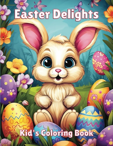 Easter Delights Kid's Coloring Book (Ages 4 to 8) Bunnies, Chicks, and Eggs Galore!
