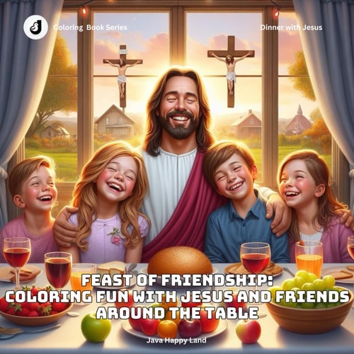 Feast of Friendship Coloring Fun with Jesus and Friends Around the Table: Little Hands, Big Hearts: A Coloring Journey with Jesus