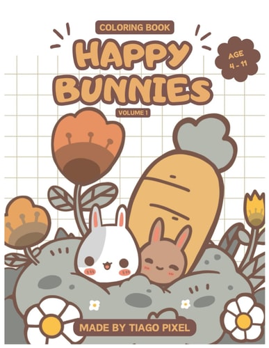 Happy Bunnies Coloring Book