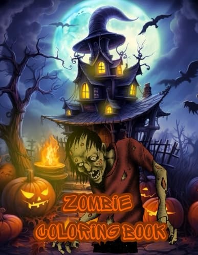 Zombie Zone A Creepy Coloring Adventure