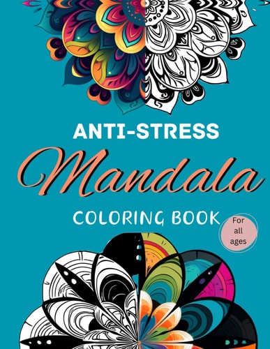 Tenfen Creations Anti-Stress Mandala Coloring Book Relaxing Coloring for All Ages.