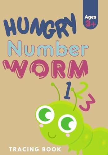 Hungry Number Worm Tracing Book