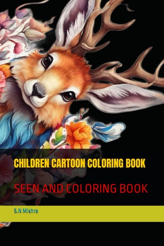 Children Cartoon Coloring Book Seen and Coloring Book