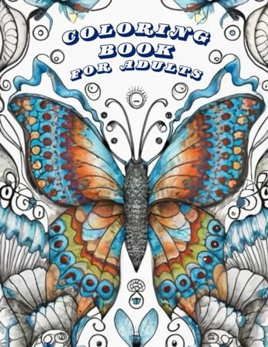 Butterfly Coloring Book for Adults To Relax