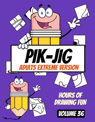 PIK-JIG Gridmania A Creative Drawing Extravaganza!: Evolving Drawing Skills for Teens and Adults