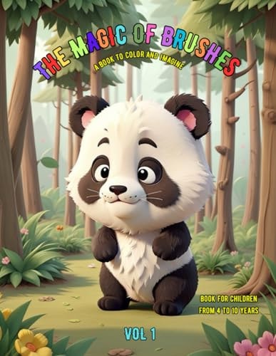 The Magic of Brushes A Book to Color and Imagine