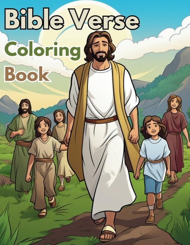 Bible Verse Coloring Book, Faith in God's Promises, Bible Illsutrations, Jesus, Motivational Verses, Divine Protection