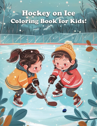 Hockey on Ice Coloring Book for Kids!