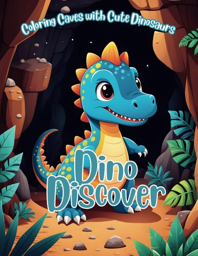 Dino Discovery Captivating Coloring Book with Cute Dinosaurs Engaging Activities for Kids