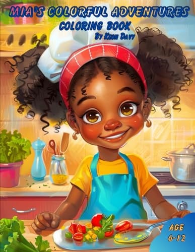 Mia's Colorful Adventures Coloring Book Awesome Adventure Coloring Book For Kids Age 6-12