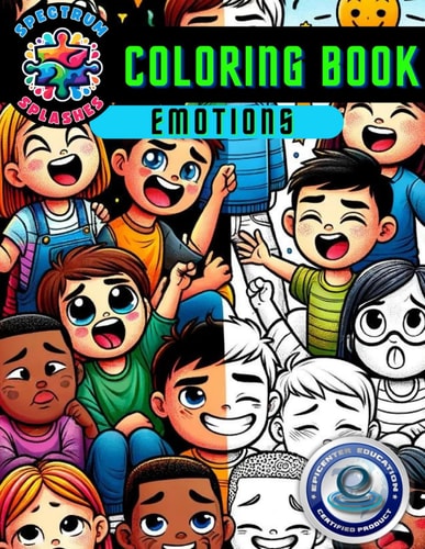 Spectrum Splashes Coloring Book Emotions