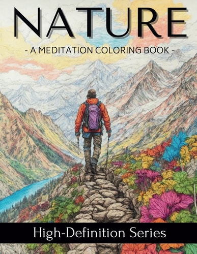 Nature Meditation Coloring Book