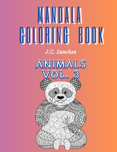 Mandala Coloring Book Animals Vol. 3