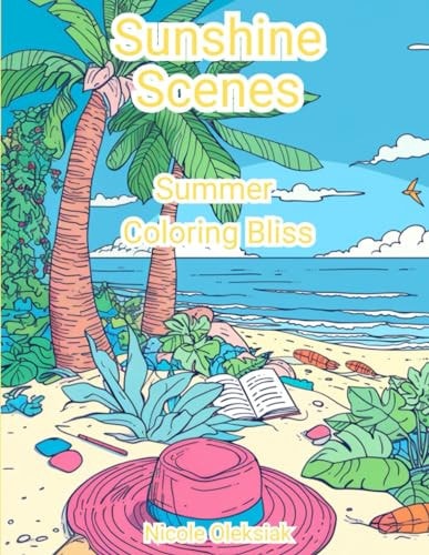 Sunshine Scenes Summer Coloring Bliss