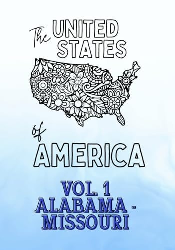 States Coloring Pages Alabama - Missouri