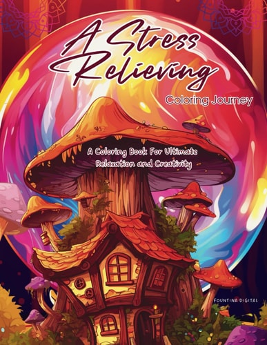 A Stress Relieving Coloring Journey A Coloring Book For Ultimate Relaxation and Creativity