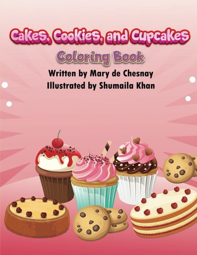 Cakes, Cookies, and Cupcakes Coloring Book