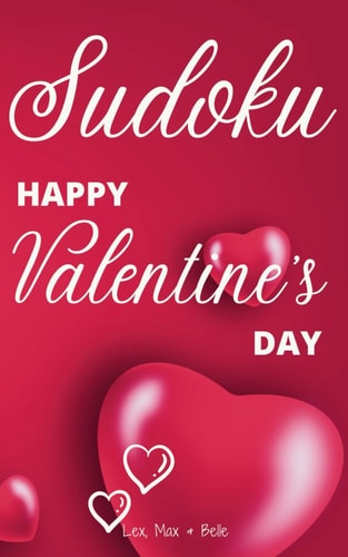 Sudoku Valentine 100 Sudoku Puzzles Book for Couples, Large Print