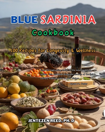 Blue Sardinia A Kitchen Cookbook with 100 Diet Recipes for Longevity & Wellness
