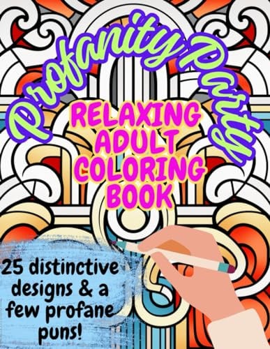 Profanity Party Adult Coloring Book