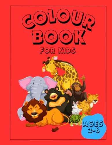 Create Your Colorful World Coloring Book for Children with Beautiful Animals!
