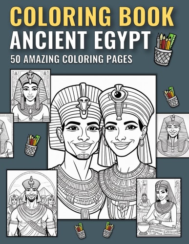 Ancient Egypt Coloring Book 50 Amazing Coloring Pages