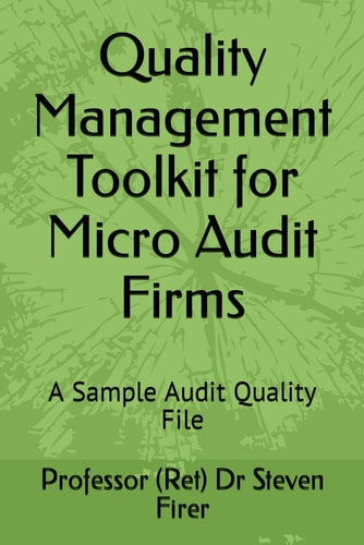 Quality Management Toolkit for Micro Audit Firms A Sample Audit Quality File