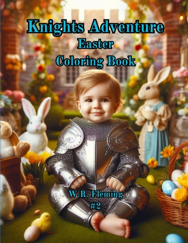 Knights Adventure Easter Coloring Book Color Easter Eggs, Baskets and More