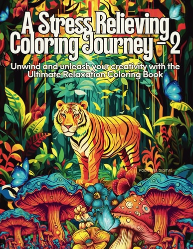 A Stress Relieving Coloring Journey - 2 Unwind and Unleash Your Creativity with the Ultimate Relaxation Coloring Book