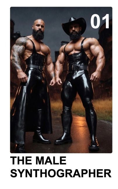 The Male Synthographer - 01 Paperback Paperback 72 Pages, 100+ Male Homo-Erotic Photo Album