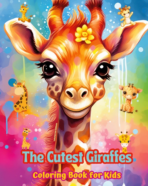 The Cutest Giraffes - Coloring Book for Kids - Creative Scenes of Adorable and Playful Giraffes - Ideal Gift for Kids: Cheerful Images of Lovely Giraffes for Childrens Relaxation and Fun
