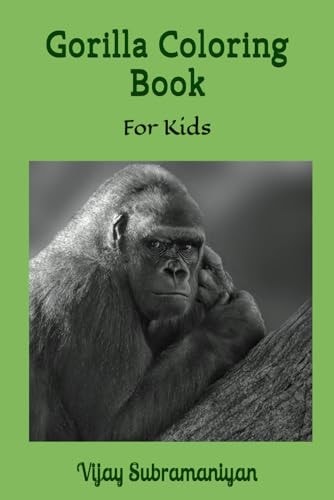 Gorilla Coloring Book For Kids
